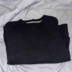 Champion Men's Classic Black Crewneck Sweater